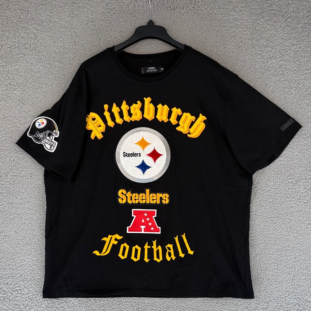 Pittsburgh Steelers Football men’s 3XL fully embroidered short sleeve shirt NFL